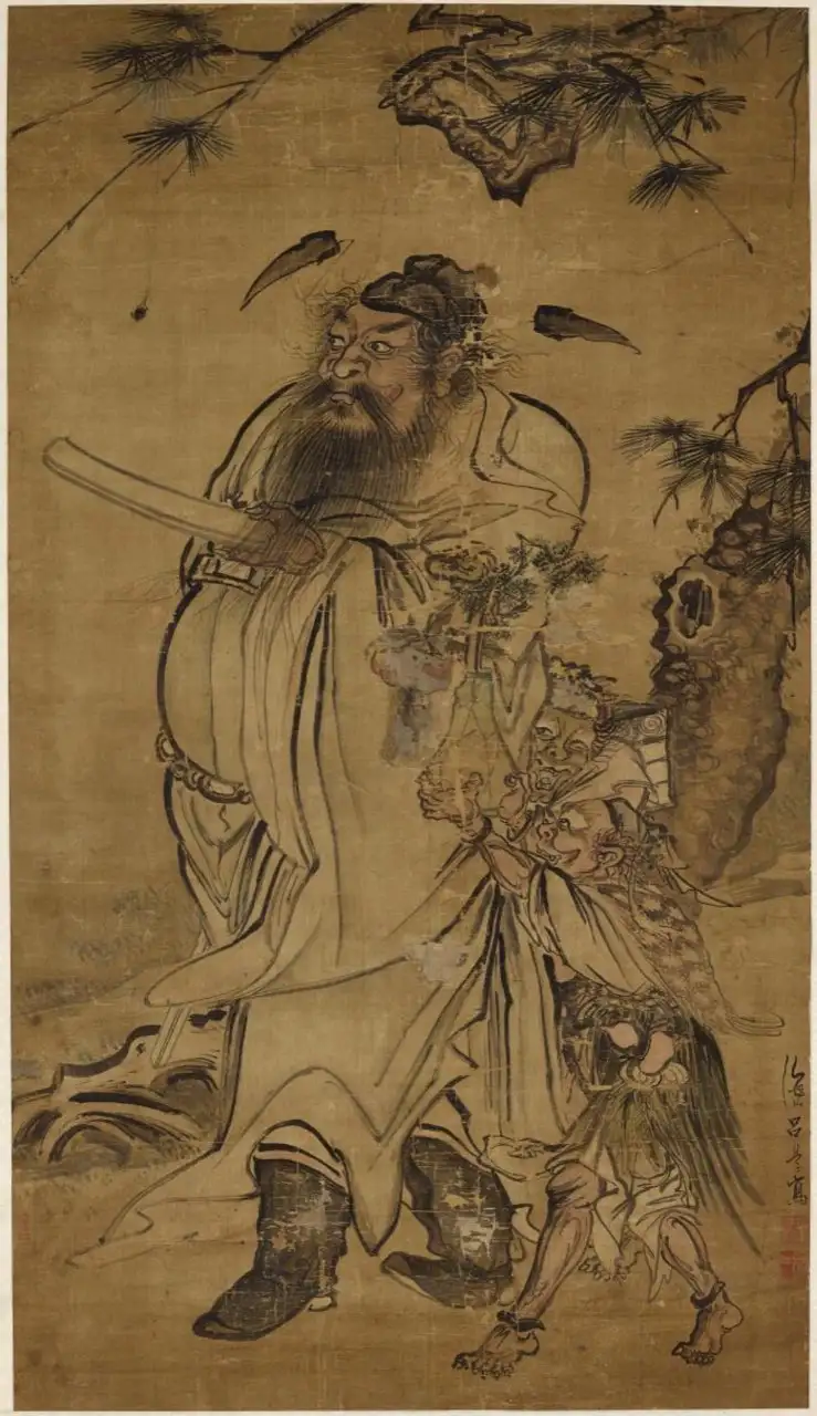 Zhong Kui Portrait by Lu Xue